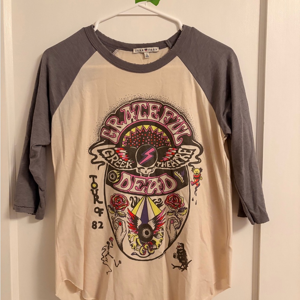 Junk Food Grateful Dead Baseball Tee